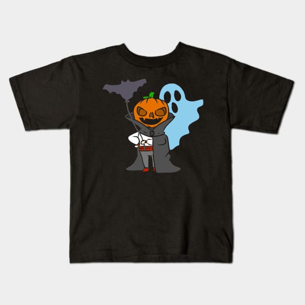 Helloween tshirt with nice Horro motive for creepy people Kids T-Shirt by KK-Royal